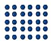 Produktbild 30x Magnete Blau Ø 24mm, Haftmagnete für Whiteboard, Kühlschrankmagnet, Magnettafel, Magnetwand, Magnet Rund