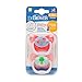 Dr. Brown's Prevent Contour Pacifier, Stage 2 (6-12m), Polka Dots Pink, 2-Pack