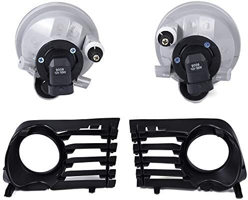 PIT66 Front Bumper Fog Lights, Compatible with 2004-2009 Toyota Prius Left&Right TO2592119, TO2593119, TO1038118, TO1039118
