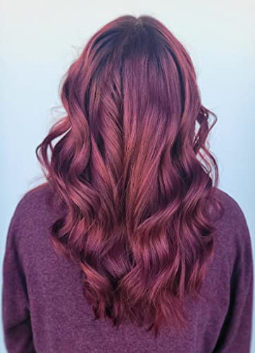 Satin Color And 10 Volume Developer Bundle - Hair Party Pack (Double Magenta) #TOP4