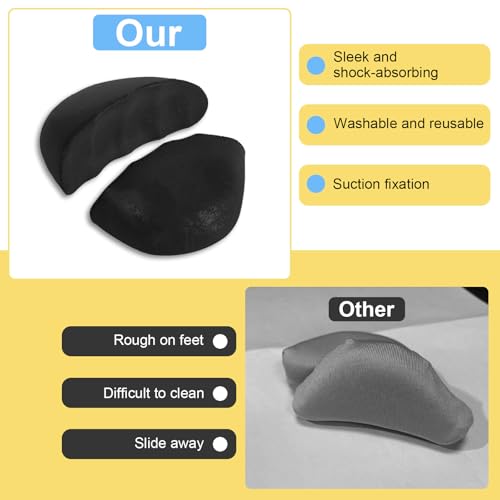 Image of Shoe Filler for Too Big Shoes Women and Men,Shoes Too Big Inserts, Can Be Used to Fill The Inside of The Footwear ,Cushion The Pressure and Prevent Slipping Off (3 Pairs Small Size,Black)