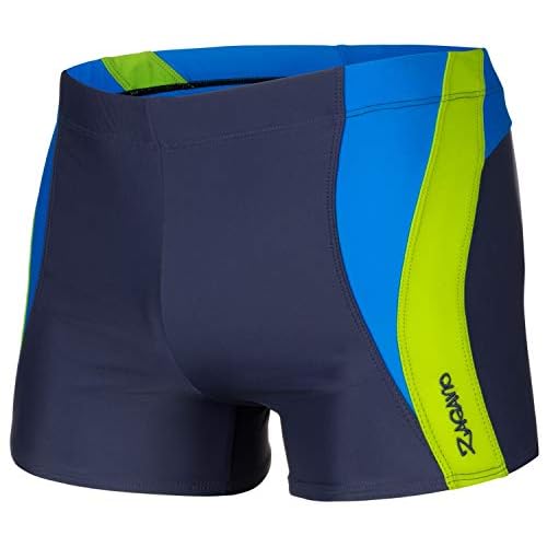 Zagano Adam Lipski Herren Badehose,2376, 3 blau-grün, Gr. L