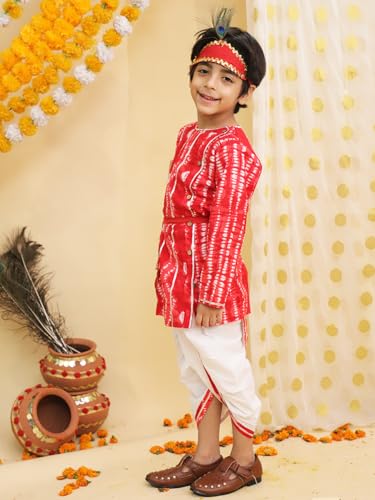 Image of BownBee Kids Ethnic Wear Dhoti Kurta Set | Traditional Festive Clothing for Children | Indian Wedding & Celebration Wear | Comfortable Fit