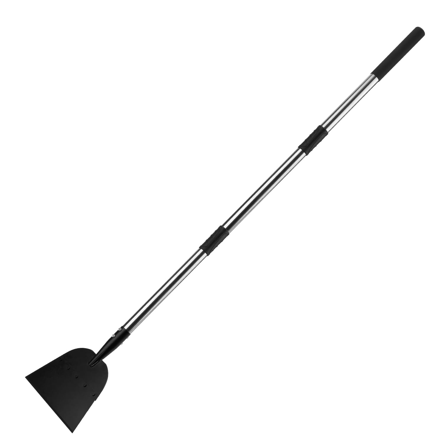 Wielofunkcyjna Lopata Czyszczenia Ogrodu Zestaw, 137cm Lopata do Skrobacza Ogrodniczego Plaska Lopata z Regulowana Uchwytem Lopata Sniegu Skrobakiem Lopaty Chwastów Narzedziem Ogrodniczym