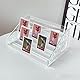 JINGHANGER 5 Tier Kartenständer für Sammelkarten Displayhalter 31x21,5x13,5 cm Tischkartenhalter Sammelkarten Plattendisplay für Photocard Spielkarten Trading Card