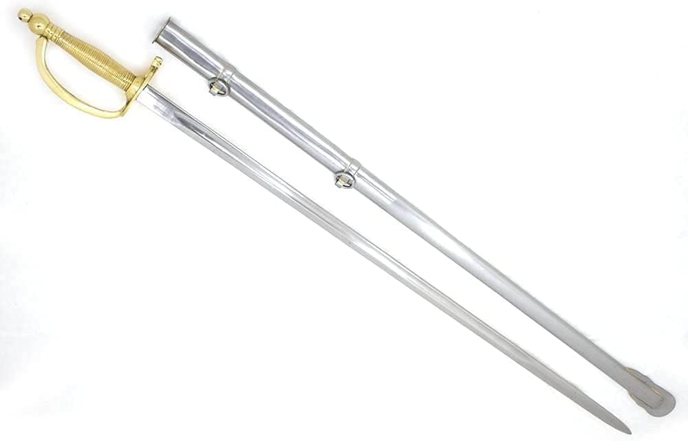 Medieval Warrior 1840 United States Army NCO Sword With Steel Scabbard