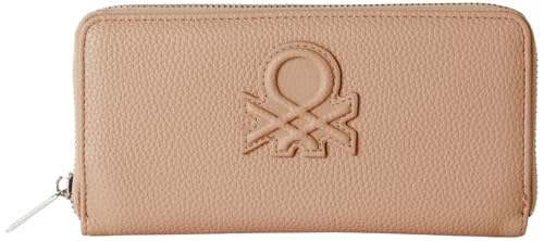 United Colors of Benetton Portafoglio 618udy072 Billetera, Beige, S Alto Mujeres