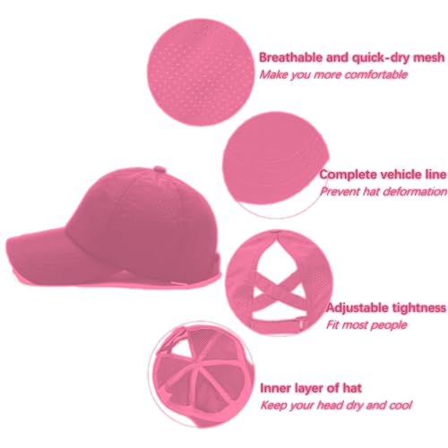 Image of Quick Dry Fit Baseball Cap - Water Repellent Sun Hat for Fishing, Running, Hiking, Golf, Surfing, Sailing, Boating