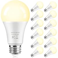 12-Pack Tobusa A19 Warm White LED Light Bulbs only .99: eDeal Info