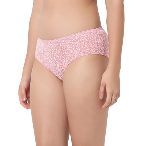 Image of juliet Cotton Hipster Premium Panties Set of 5 Full Coverage Stretchable Fabric