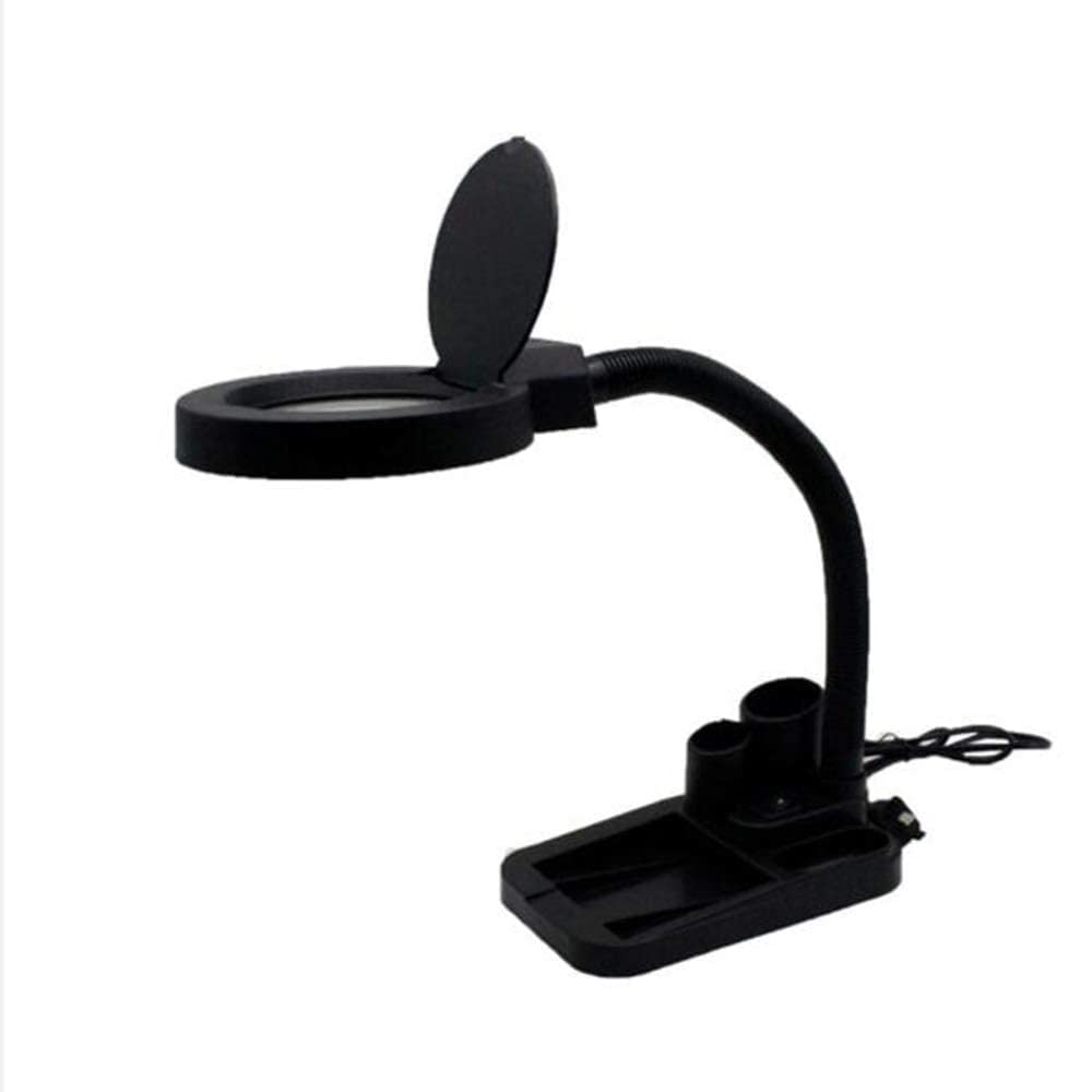Lampe de verre grossissement 5X 10X à 39 LED lumineuses pour lecture et artisanat de précision