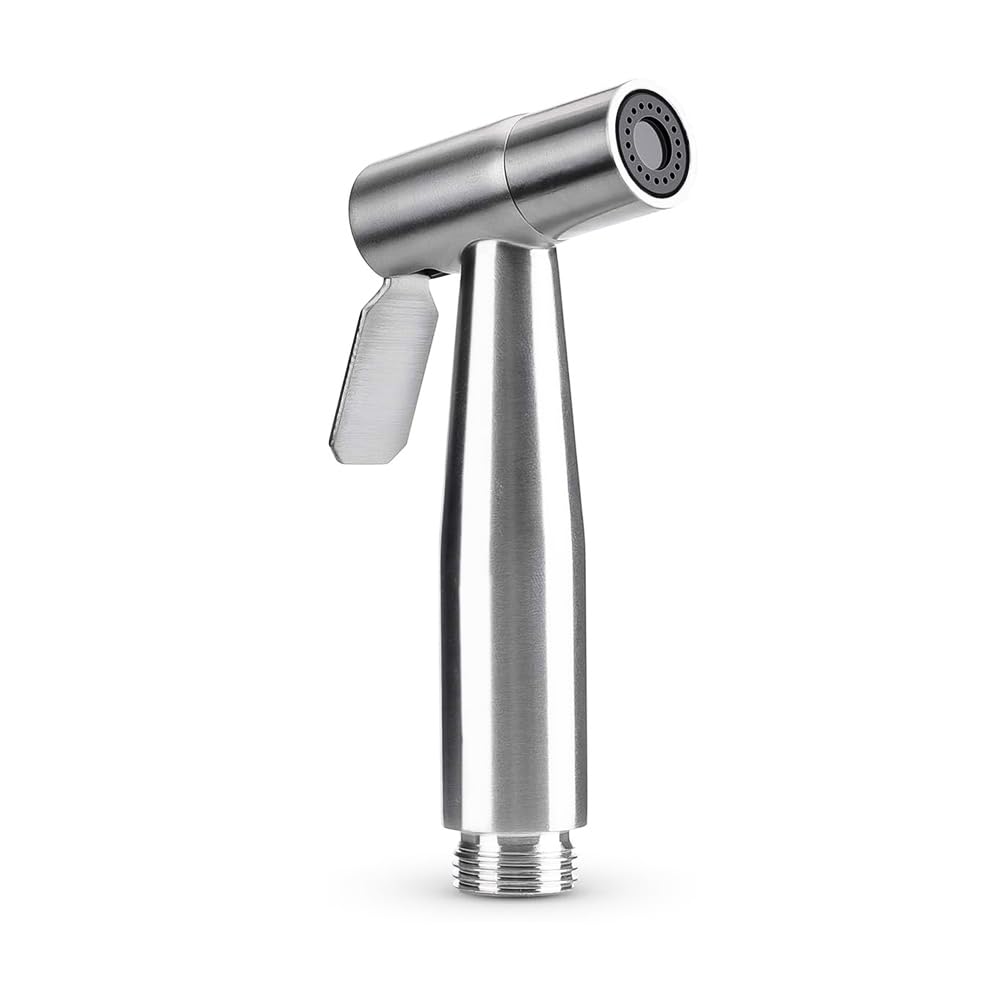 Pulvérisateur de bidet à main en acier inoxydable 304 pour toilettes et salle de bain G1/2