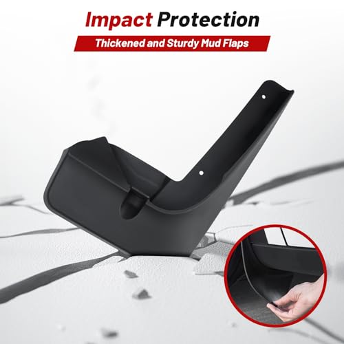 Image of Sunsdrew Mud Flaps for 2023 2024 2025 Lexus RX350 RX350h RX500h Accessories,All Weather Guard Splash Lexus RX Guards Mudguards,No-Drill Front&Rear Fender with Hardware Kits