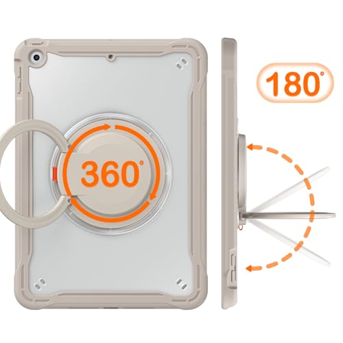 Coque iPad 8e génération avec support rotatif 360 et porte-crayon antichoc - 5