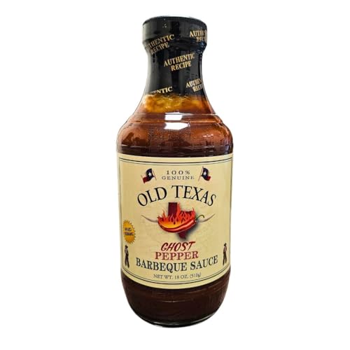 Old Texas BBQ Sauce - Ghost Pepper, 18oz (Pack of