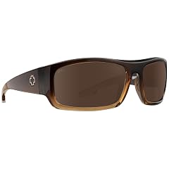 SPY Optic Piper Rectangular Wrap Sunglasses Color and Contrast Enhancing Lenses