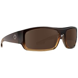 SPY Optic Piper Rectangular Wrap Sunglasses Color and Contrast Enhancing Lenses