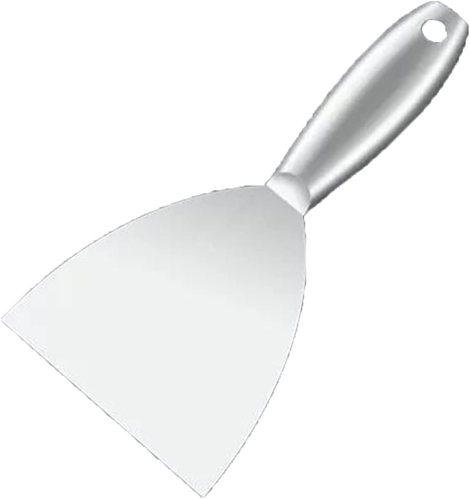 GeRRiT Stainless Steel Integral Molding Filling Knife Stainless Filling Knives Putty Drywall Joint Knife Putty Knife Filler Knife for Walls Wallpaper Scraper,4 inch