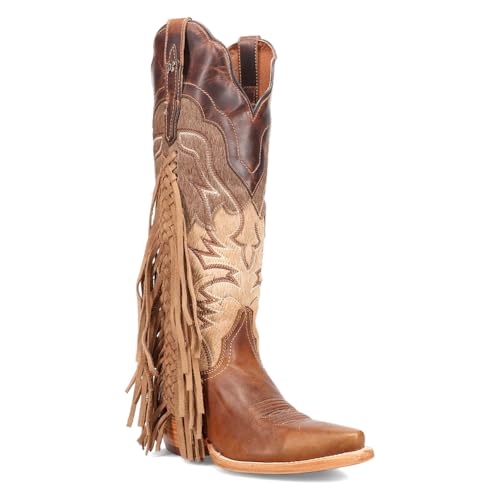 Dan Post Women's Dayla Western Boot, Tan, 7.52