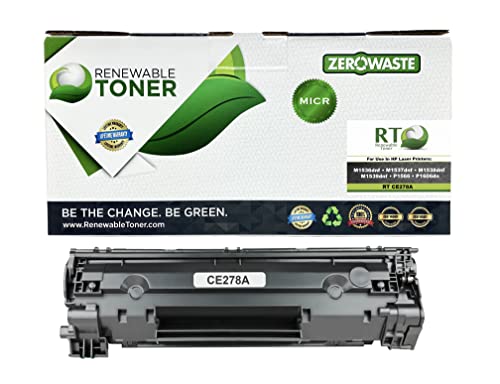 Cartucho de toner reutilizável compatível com MICR de substituição para HP CE278A 78A Canon CRG-128