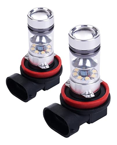 1 par H11 20 led 100 W projetor de lâmpada de neblina de alta potência