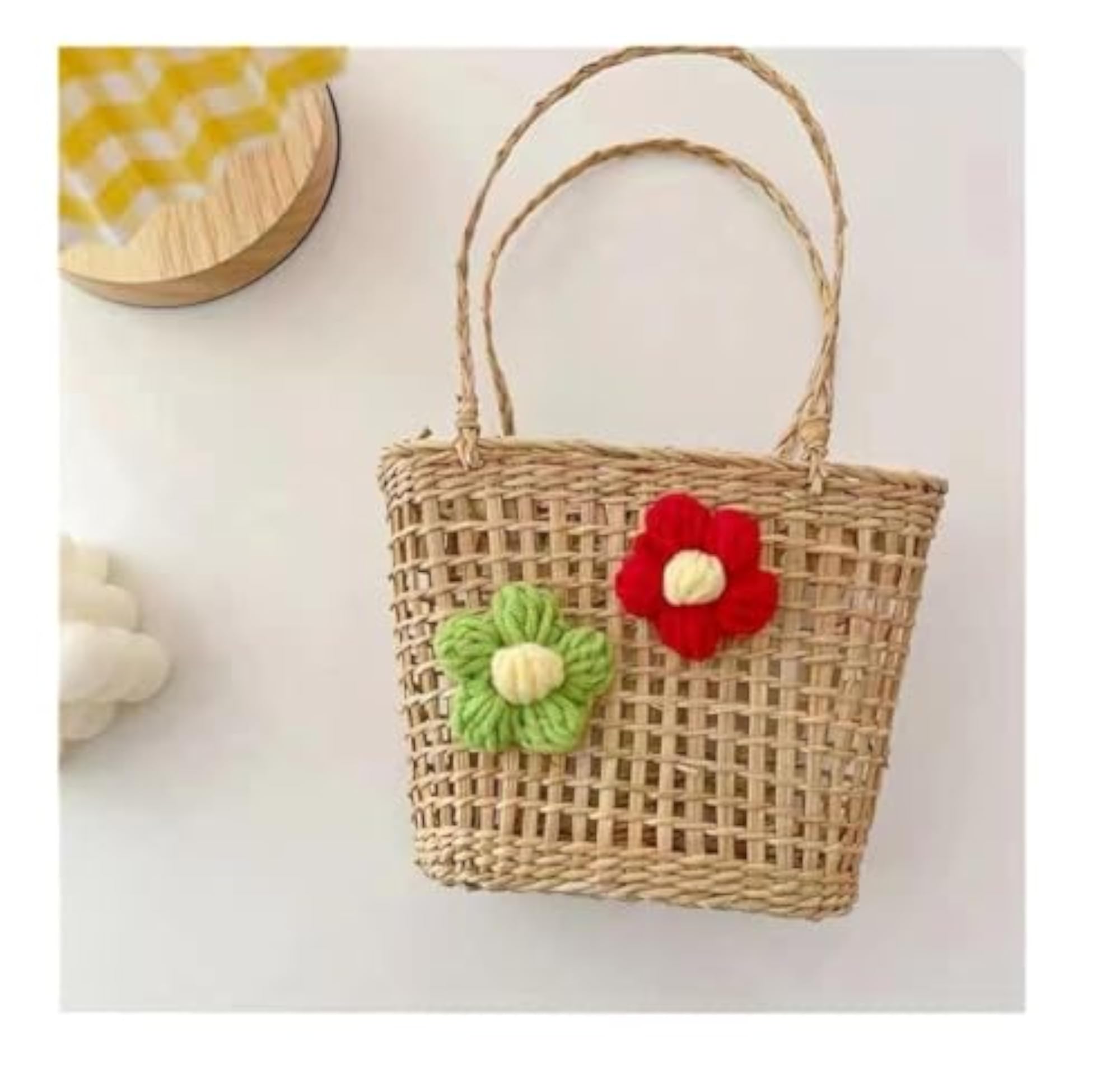Woollen Crochet Flower Heads for Crafts and Decorations
