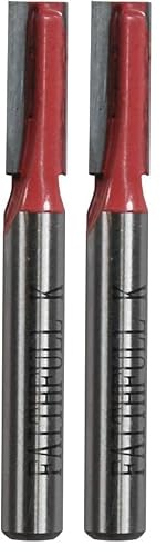 Image of Faithfull FAIRB23 Router Bit TC Two Flute 1/4in 6mm (Pack of 2)