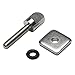 OCEANBROAD 10'' Surf SUP Fin 10 Inch No-Tool Fin Screw Single Center Fin for Surfboard Longboard Paddleboard