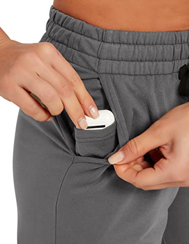 Image of SPECIALMAGIC Women Capri Pants Cotton Yoga Wide Leg Pajama Pants Capris Sweatpants Sports