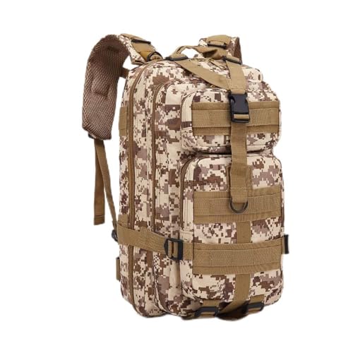 Comodo da Indossare - il pacchetto Assault ha doppie cerniere rinforzate e tira corde in stile, comodi spallacci imbottiti e area posteriore con rinforzi in mesh per il massimo comfort, ventilazione e resistenza durante il trasporto.--------[zaino trekking 35 litri materiale per trekking acu tattico zaino trekking con rete borsa termica 30 litri zaini da caccia velcro nome zaino doppia cerniera moschettoni tracolla zaino morbido zainetto comodo zaino da escursione zaino da escursionismo]