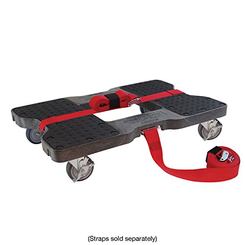 Snap-Loc 1500 Lb Black Ops Dolly (Usa!) With Steel Frame, 4 Inch Casters And Optional E-Strap Attachment #TOP4