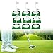 Menolana 9Pcs Putting Cup for Golf Practice Hole, Yard Portable Outdoor Train Aid with Flag, Green