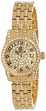 Burgmeister BM120-299 - Reloj analógico de Cuarzo para Mujer, Correa de Acero Inoxidable Color Dorado