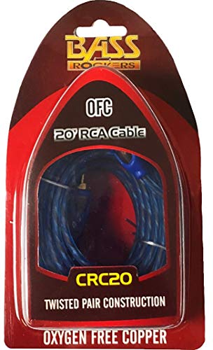 Câble audio RCA 100% cuivre sans oxygène OFC Bass Rockers 6m pour transfert optimal - 3