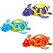 Sharplace Jouets de Bain pour Bébé, Jouets Tortue de Natation/Hippocampe pour Les Tout-Petits, Jouets de Douche de Baignoire d'eau Flottante, Ensembles de Jeu - Tortue