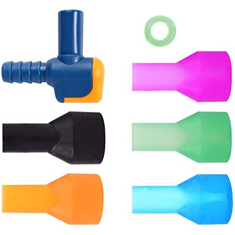 J.CARP On-Off Bite Valve with 5 Color Mouthpieces, pack of 6 Cover