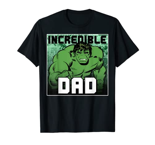 Marvel Hulk Dia Del Padre Incredible Dad Camiseta