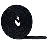 Kable Kontrol – Fita de velcro – Preto, 3/4' Width, 5 YARD Long, Black