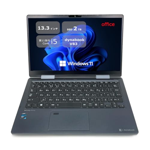 dynabook V83 ��13.3�^ �t��HD(1920×1080) - ��11���� Core i5 - ������8GB - SSD 2TB - USB Type-C- Win11���� - MS Office 2019 (�����ςݕi)