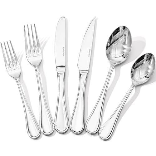 Winco 18/10 Stainless Steel Flatware Set, 24-Piece