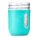 Mason Bottle Silicone Sleeve for BPA-free glass baby bottle, fits any 8 oz. regular-mouth mason jar