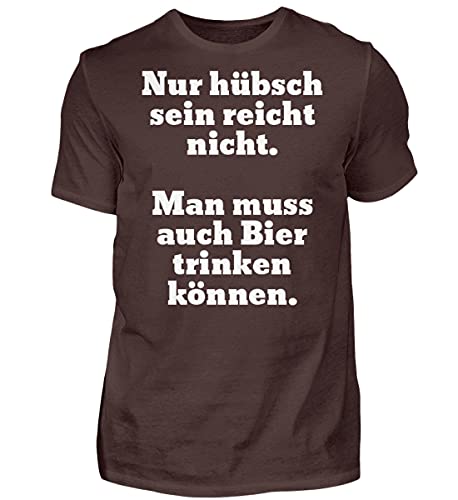 T-Shirt Homme Il ne Suffit Pas de Boire la bière Idéal pour l'Apéro
