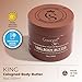Crowned Skin King Cologned Body Butter | Warm and Sensual Scent | Blended with Sandalwood & Leather | Infused with Organic Shea & Mango Butters | Moisturizing Formula with All-Day Fragrance | 5oz