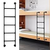 Photo Gallery hamankim scaletta per letto a castello, nera, per appartamenti, altezza 100-300 cm, scala industriale per dormitori, camere da letto, hotel, balcone, montaggio a parete, cantina, finestra, pozzo (155 Photo Gallery hamankim scaletta per letto a castello, nera, per appartamenti, altezza 100-300 cm, scala industriale per dormitori, camere da letto, hotel, balcone, montaggio a parete, cantina, finestra, pozzo (155