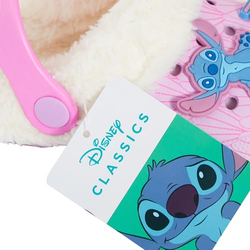 Sabots Stitch Disney pour filles pantoufles doublées fourrure