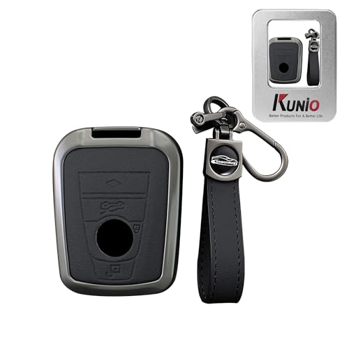 Coque de clé de voiture BMW I3 2014-2019 boîtier métal noir KUNIO I8
