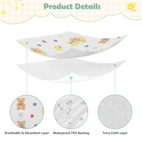 Drap de lit imperméable voyage enfant contre accidents nuit ours chien