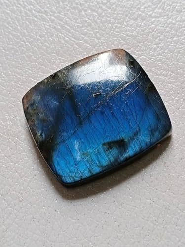 Cabochon labradorite bleue 28x25mm pour création bijoux DIY - 5