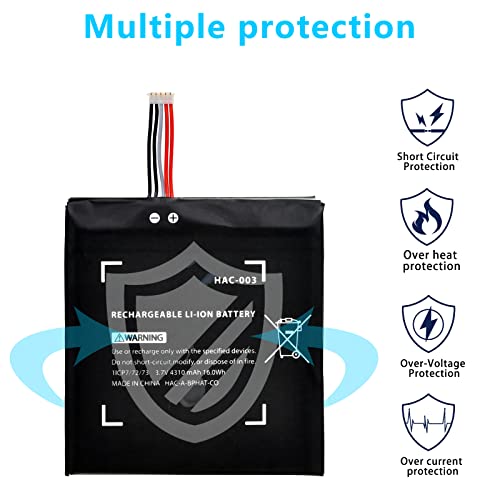 Pickle Power HAC-003 Battery Replacement for Nintendo Switch 2017 Game Console HAC-001 Internal Battery with Tool(Not Compatible with Switch Lite) - Image 5