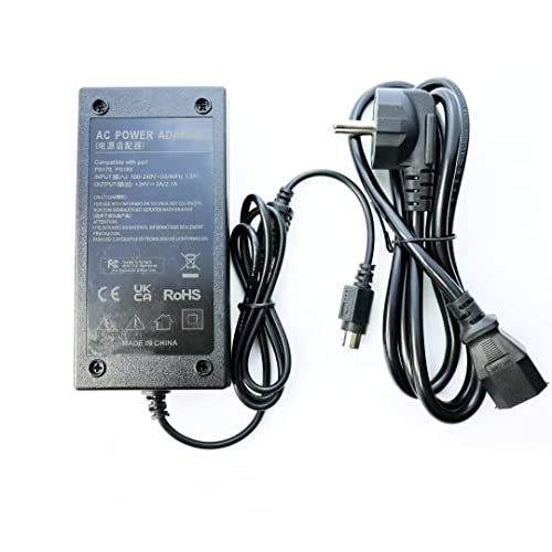 24V 2A AC Netzteil Ladegerät Ladekabel kompatibel mit Epson Drucker PS170, PS180, DA-36E24, DA36E24, TM-L90, TM-T80, TM-J7600, TM-H6000 24V 2A AC Netzteil Ladegerät Ladekabel kompatibel mit Epson Drucker PS170, PS180, DA-36E24, DA36E24, TM-L90, TM-T80, TM-J7600, TM-H6000
